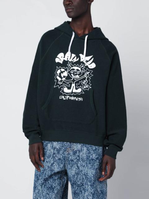 BRAIN DEAD Forest green hoodie