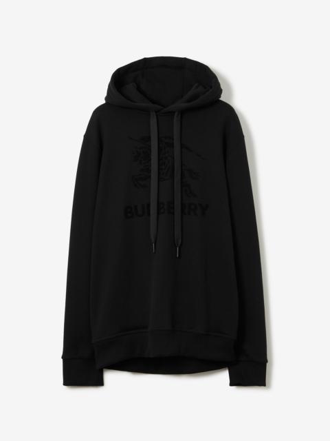 Burberry Embroidered EKD Cotton Hoodie