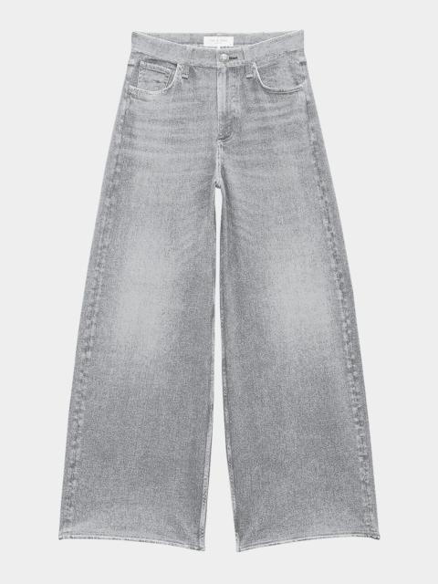 rag & bone Miramar Cotton-Terry Wide-Leg Jeans