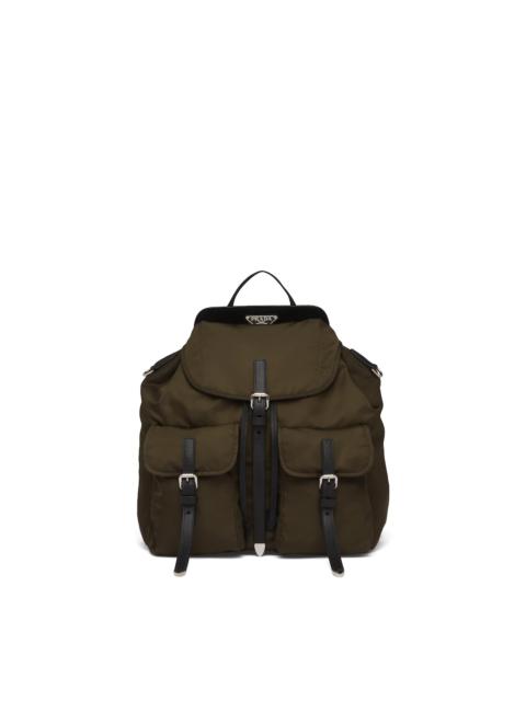 Prada Nylon and Saffiano Leather Backpack