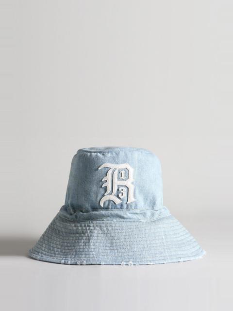 R13 OVERSIZED BUCKET HAT - TONI BLUE