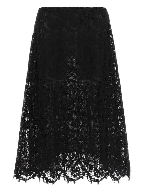 FENDI Macramé Lace Skirt