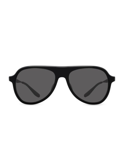 BARTON PERREIRA Men's Vedretta 55MM Aviator Sunglasses - Black