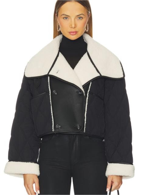 BLANKNYC Cropped Faux Leather Jacket