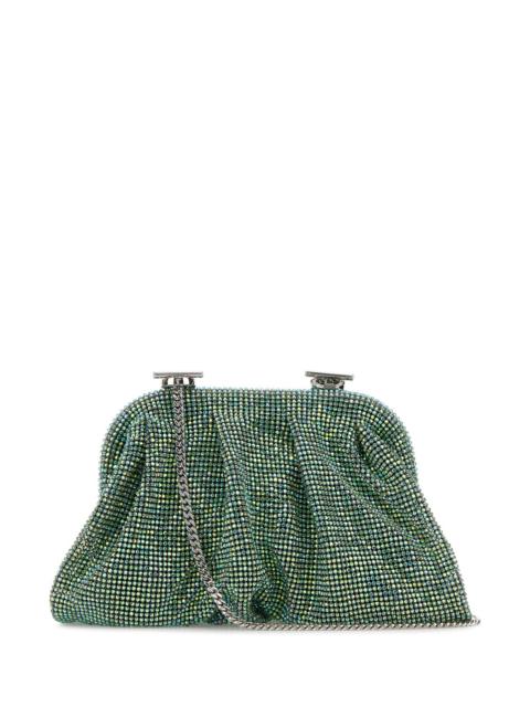 BENEDETTA BRUZZICHES Embellished fabric small Venus clutch