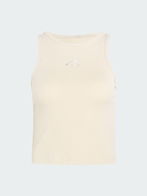 adidas ADIDAS KIT SMALL LOGO RIB TANK Top