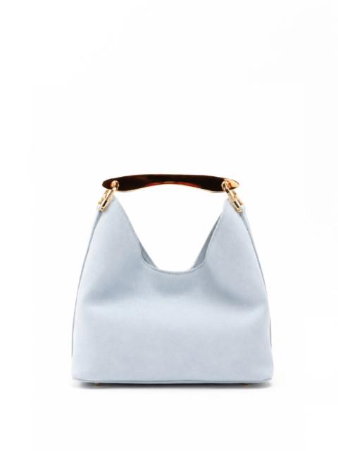 Elleme Small Boomerang Suede Light Blue - Gold