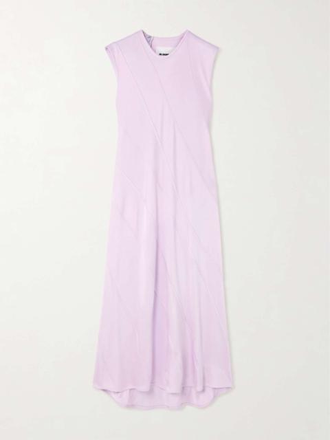 Jil Sander Paneled cady midi dress