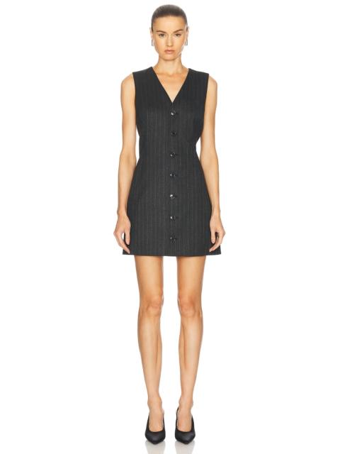 FRAME Pinstripe Suiting Dress