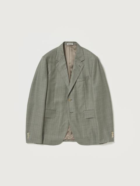 AURALEE BLUEFACED WOOL JACKET