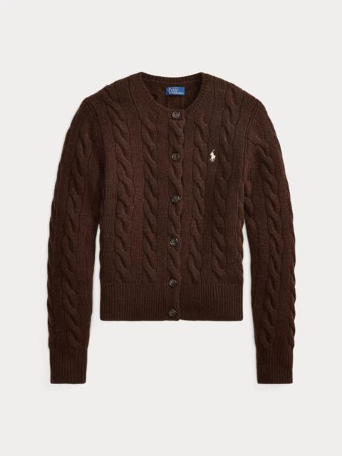 Polo Ralph Lauren Cable-Knit Wool-Cashmere Cardigan