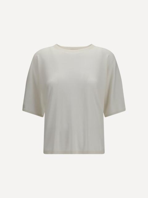 Brunello Cucinelli Short-sleeve cashmere and silk Sweater