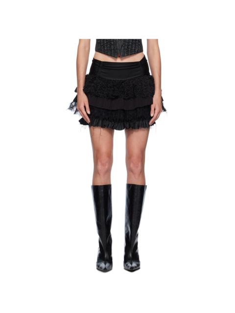 Black Micro Tutu Miniskirt