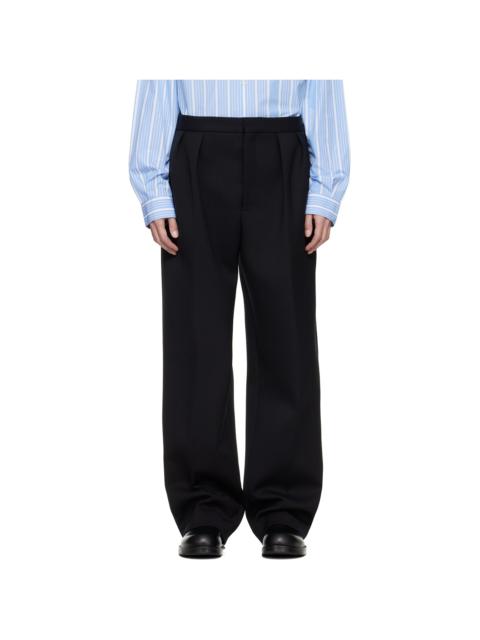 JACQUEMUS Black 'The Citta' Trousers