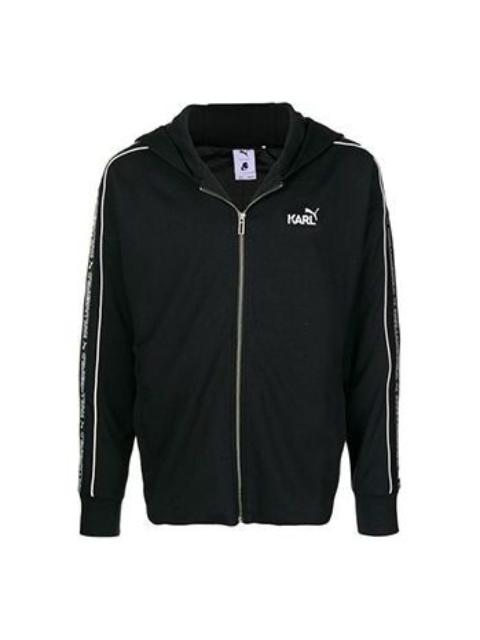 PUMA PUMA x KARL LAGERFELD Crossover Zipper hoodie Black 576962-01