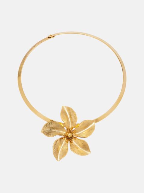 Jennifer Behr Keala floral pendant necklace