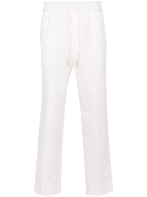 Brioni chambray straight trousers