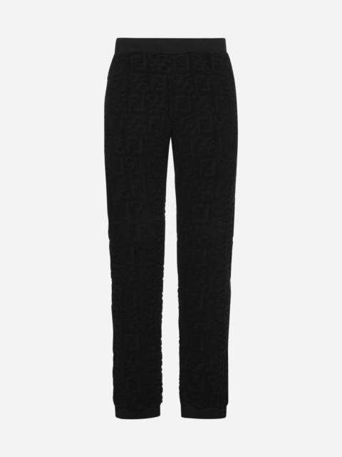 FF Karligraphy chenille trousers