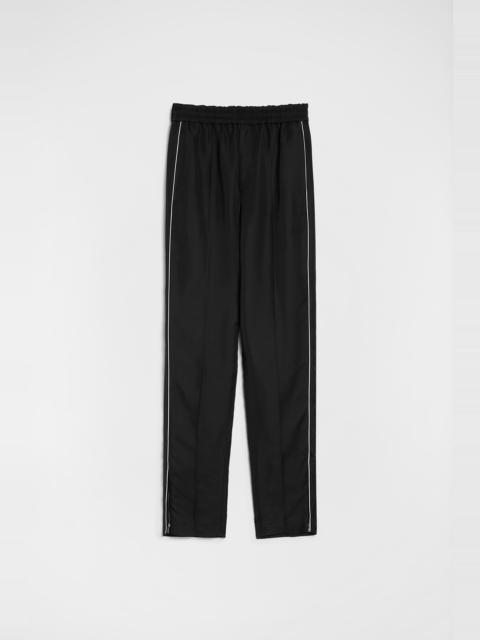 Fluid Viscose Tapered Trousers