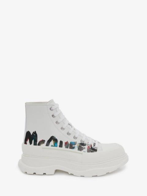 Alexander McQueen Men's Tread Slick Boot in White