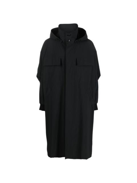 The Viridi-anne water-repellent hooded coat