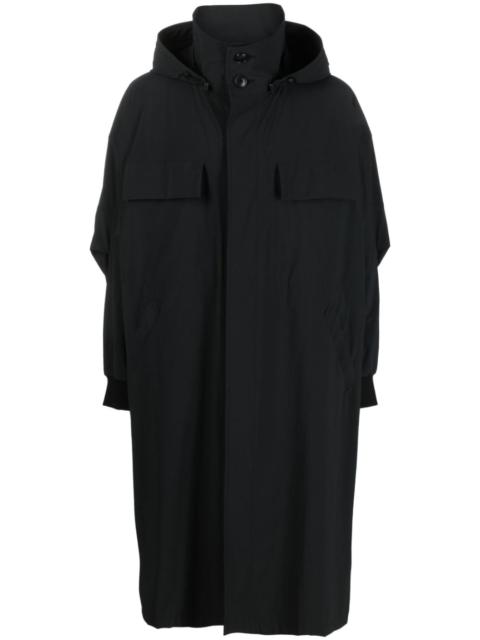 The Viridi-anne water-repellent hooded coat