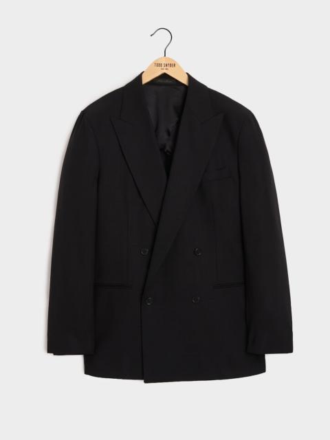 TODD SNYDER Italian Wool Double-Breasted Hollywood Jacket