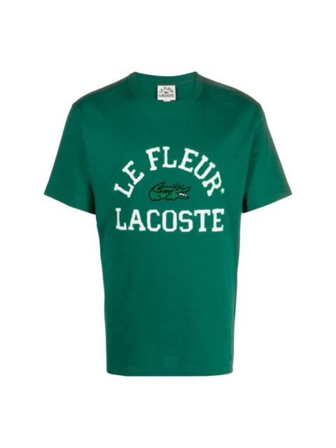 LACOSTE x le FLEUR cotton T-shirt