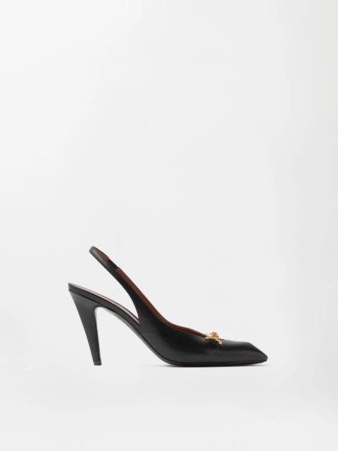 VERSACE Clelia Nappa Slingbacks 90 mm