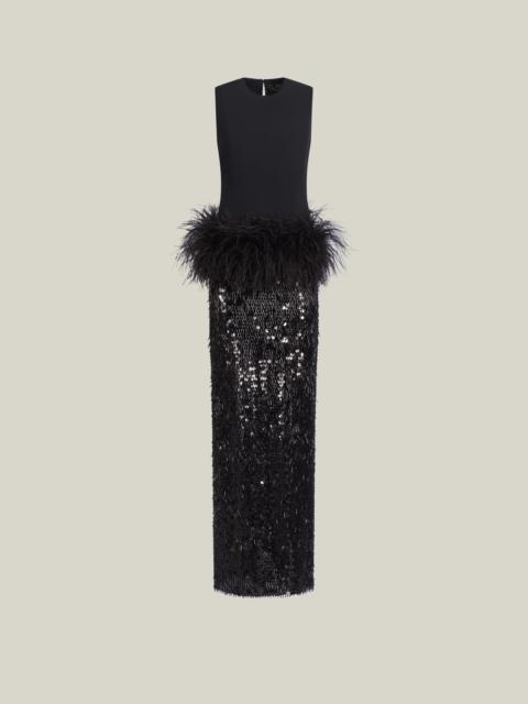 Taller Marmo Notte Gown in Black