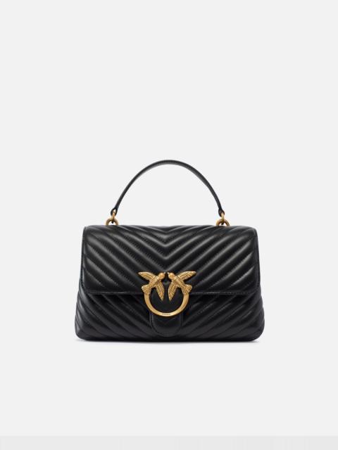 PINKO CLASSIC LADY LOVE BAG PUFF CHEVRON