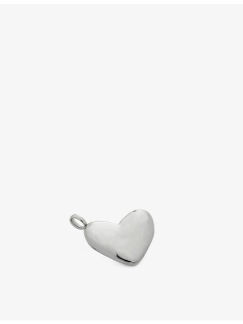 MONICA VINADER Heart-shaped sterling-silver locket pendant