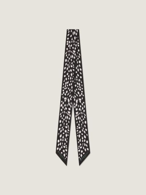 Givenchy BANDEAU IN SILK WITH ANIMAL PRINT