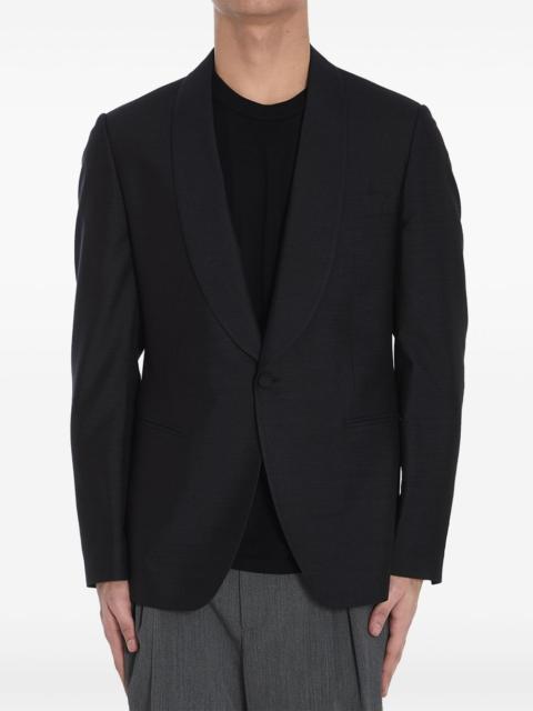 LARDINI single-breasted silk blazer
