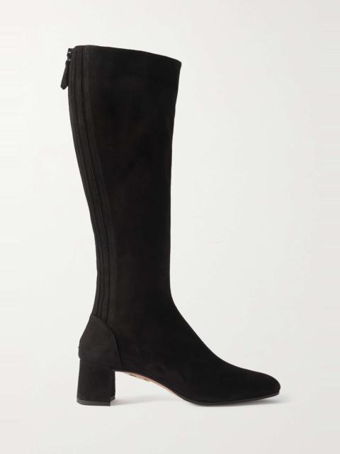 Saint Honore suede knee boots