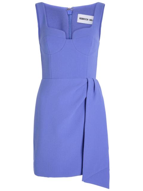 REBECCA VALLANCE Rebecca Vallance Violetta Structured Crepe Mini Dress