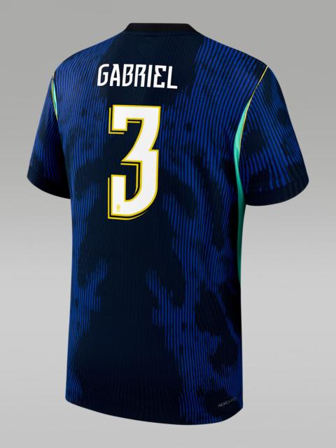 Jordan Gabriel Magalhães Brazil National Team 2026 Match Away Men's Nike Dri-FIT ADV Soccer Jersey