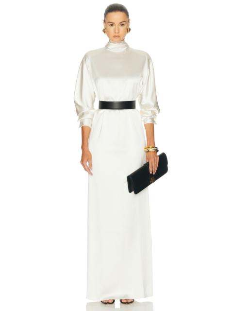 Ralph Lauren Candi Long Sleeve Gown