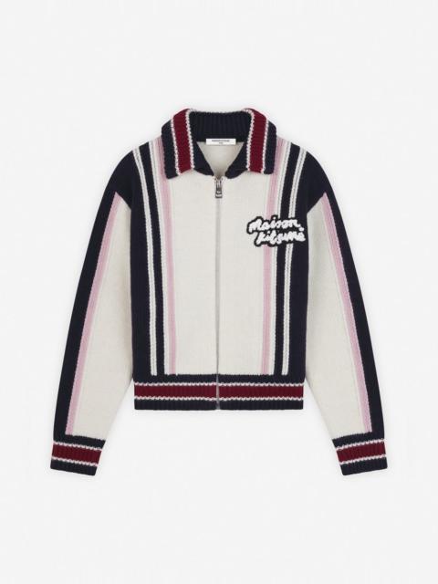 Maison Kitsuné KNITTED COLLEGE BLOUSON