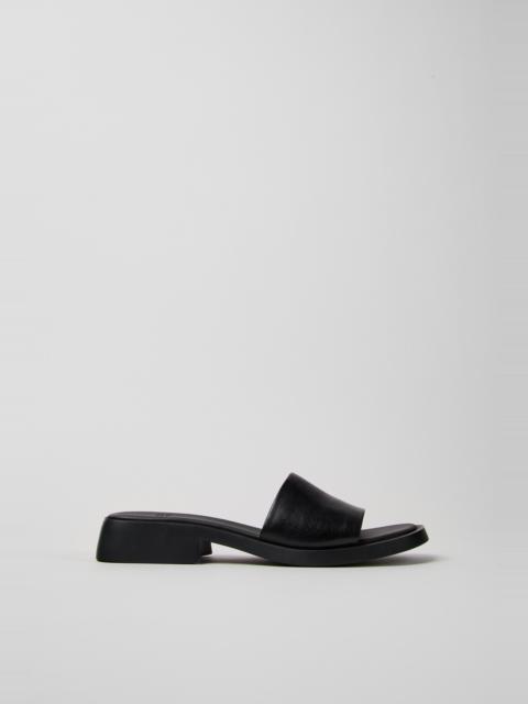 CAMPERLAB Black Leather Sandals for Women.