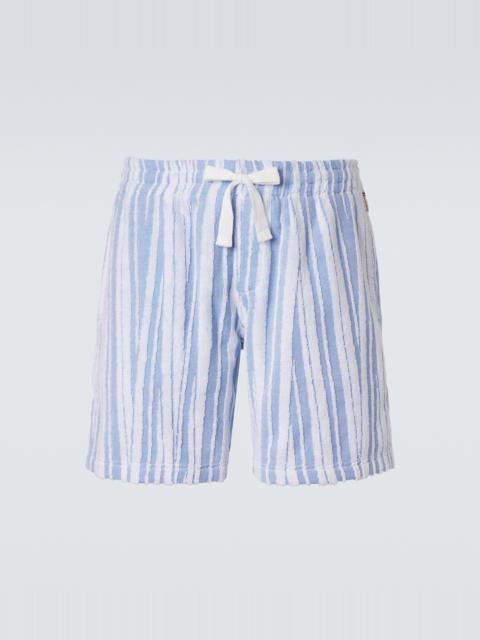 ORLEBAR BROWN Trevon striped cotton toweling shorts