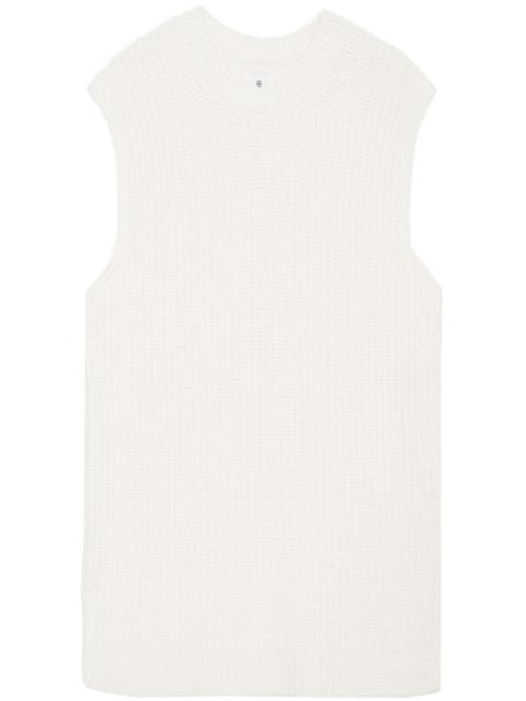 Olivier cable-knit vest