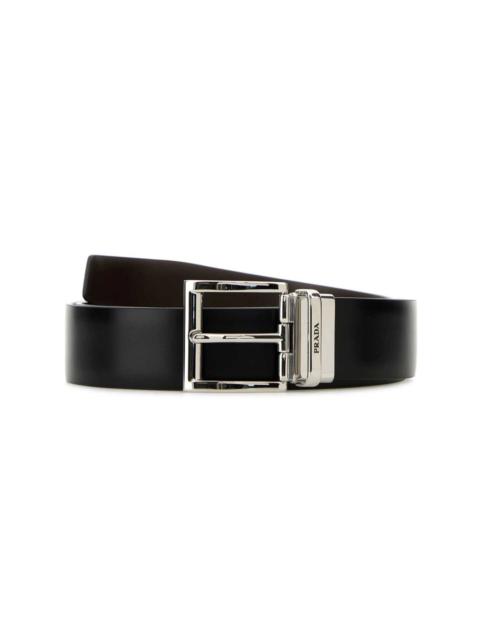 Prada reversible buckle belt