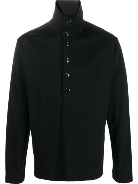 Lemaire buttoned-up high-neck sweater