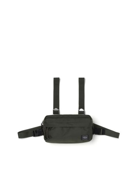 Comme des Garçons Homme x Porter logo-patch zipped shoulder bag