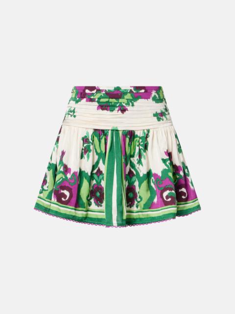Poupette St Barth Colleen floral miniskirt