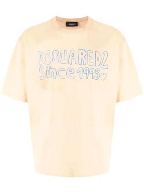 DSQUARED2 logo-print cotton T-shirt