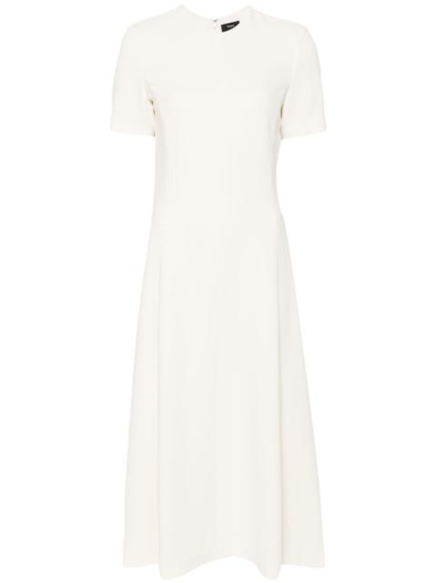 Theory crepe midi dress