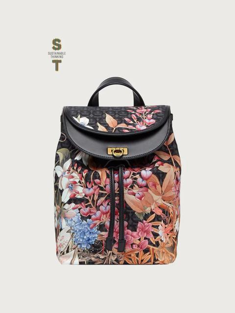 FERRAGAMO GIARDINO PRINT BACKPACK - ECONYL® NYLON