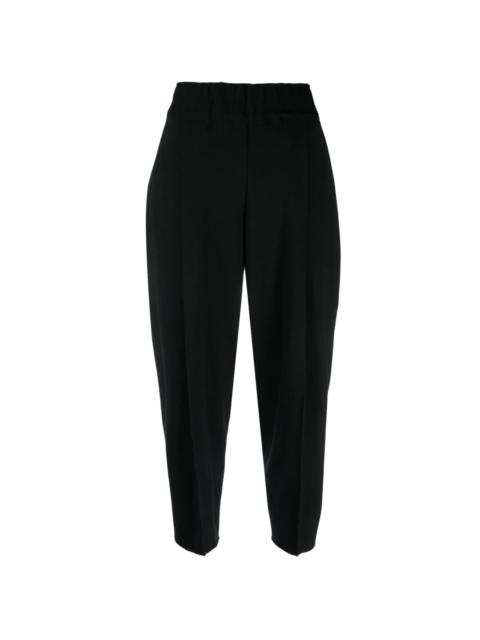 loose-fit knitted trousers